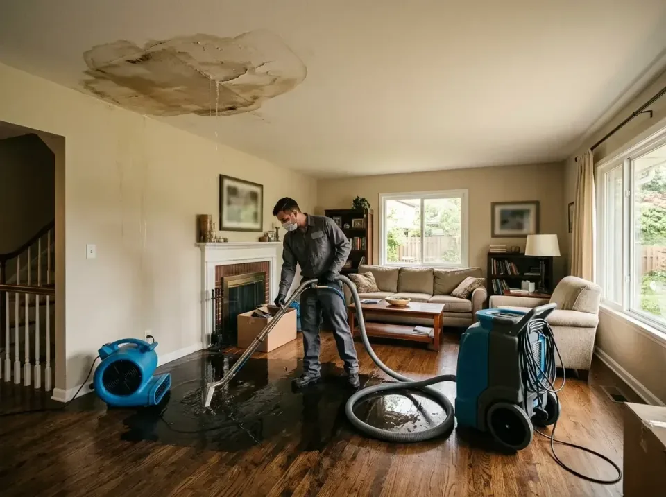 attic-pipe-burst-ceiling-drip-008 — frequently asked questions, Water Damage Restoration & Carpet Care in Essexville, MI